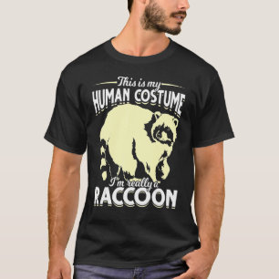 Camiseta Trash Panda Costume Fiesta Bosque Raccoon