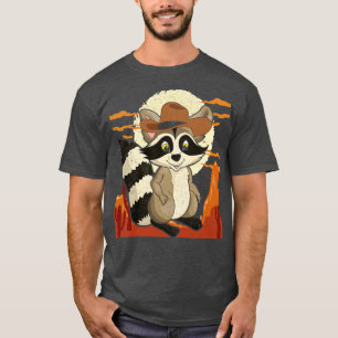 Camiseta Trash Panda Country Cowboy Gorra Forest Animal Rac