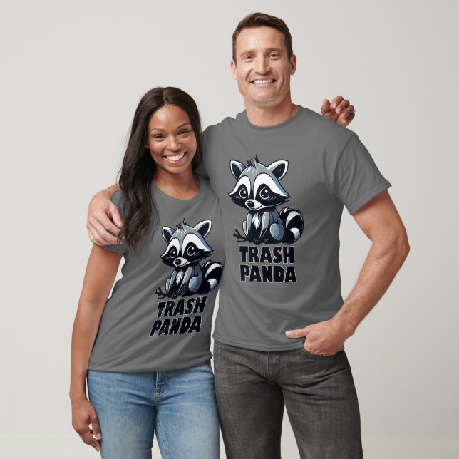 Camiseta Trash Panda Cute Wildlife Graciosos Regalos Raccoo (Unisexo)
