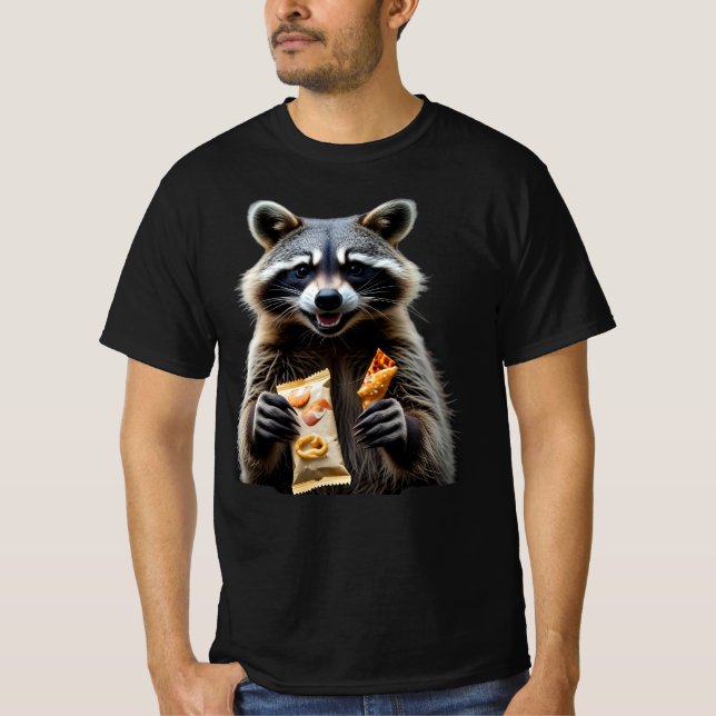 Camiseta Trash Panda: Gráfica divertida de Raccoon (Anverso)