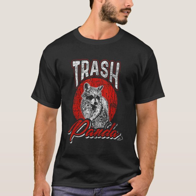 Camiseta Trash Panda Raccoon (Anverso)