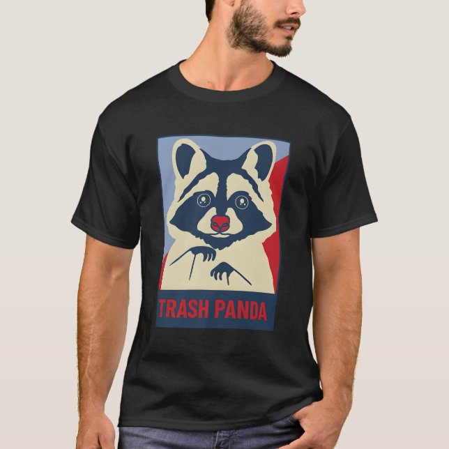 Camiseta Trash Panda Raccoon Animal (Anverso)