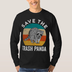 Camiseta Trash Panda Raccoon Salva La Basura Panda