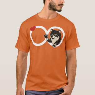 Camiseta Trash Panda Racoon Lover Infinity Rótulo Forest An