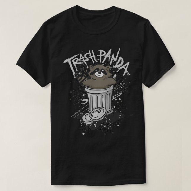 Camiseta Trash Panda Racoon Trashcan Gigo Pullover  (Diseño del anverso)