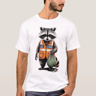 Camiseta Trash Panda - Trabajador del Consejo