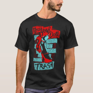 Camiseta TRASH para muñecas de Nueva York (roja, a