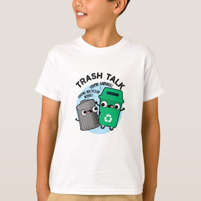 Camiseta Trash Talk Funny Papel de basura (Anverso)