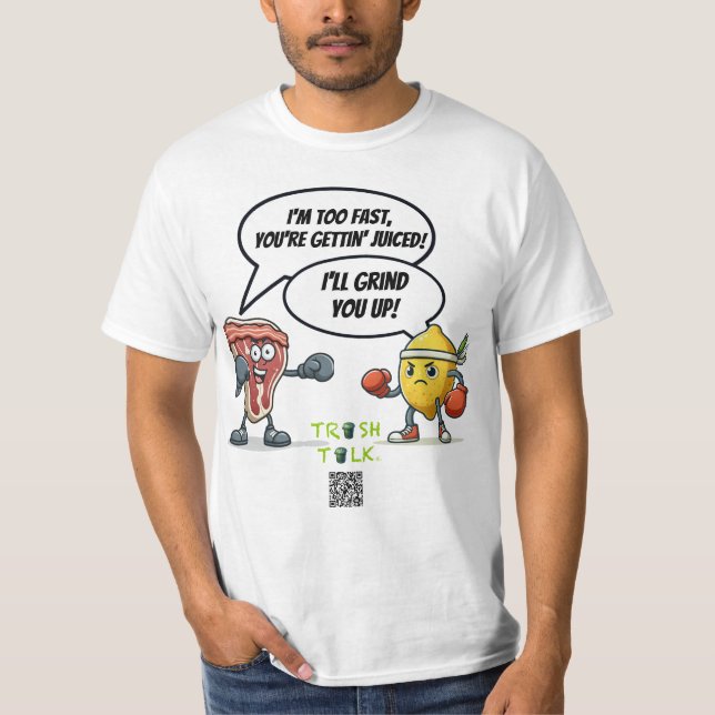 Camiseta Trash-Talk / Lemon vs T-Bone — de LoGoss (Anverso)
