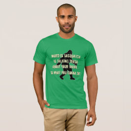 Camiseta Trash Talking Sasquatch Funny Bigfoot T-Shirt