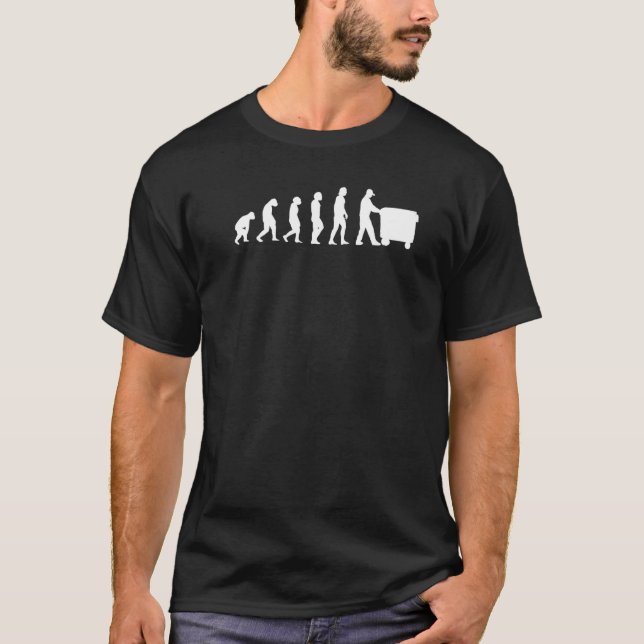 Camiseta Trashman Evolution Garbage Man Premium (Anverso)