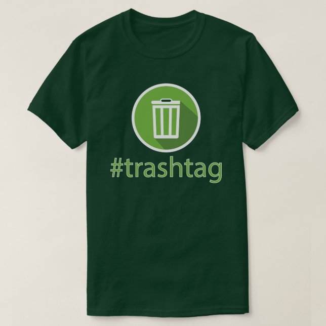 Camiseta #trashtag (Diseño del anverso)