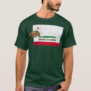 Camiseta Trasladarse a Florida Dejando California En Proble