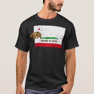 Camiseta Trasladarse A Teas Dejando A California A La Vint