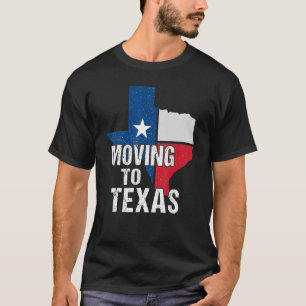 Camiseta Trasladarse a Texas Para Hombres Con Un Traje Para