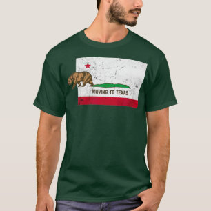 Camiseta Trasladarse a Texas y dejar California en problema