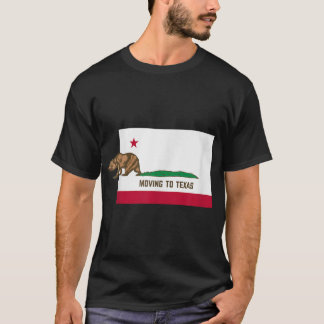 Camiseta Traslado a Texas - Dejando a California Funny Desi