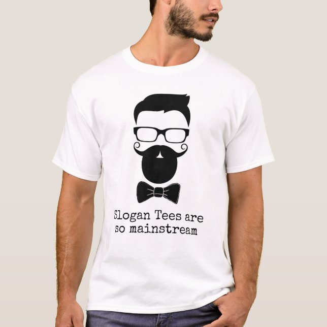 Camiseta Traslado cómico de Hipster (Anverso)