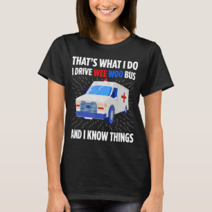 Camiseta Traslado del paciente del controlador de emergenci