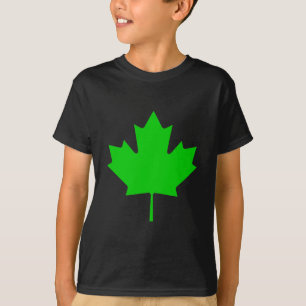 Camiseta Traslado verde de hoja de arce El MUSEO Regalos de