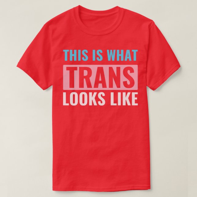 Camiseta Traspaso LGBT transexual es lo que parece Li (Diseño del anverso)