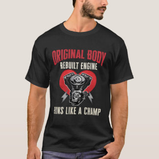 Camiseta Trasplante cardíaco del motor reconstruido del cue