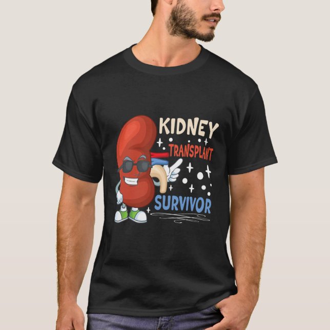 Camiseta Trasplante Cirugía Donante de riñón (Anverso)