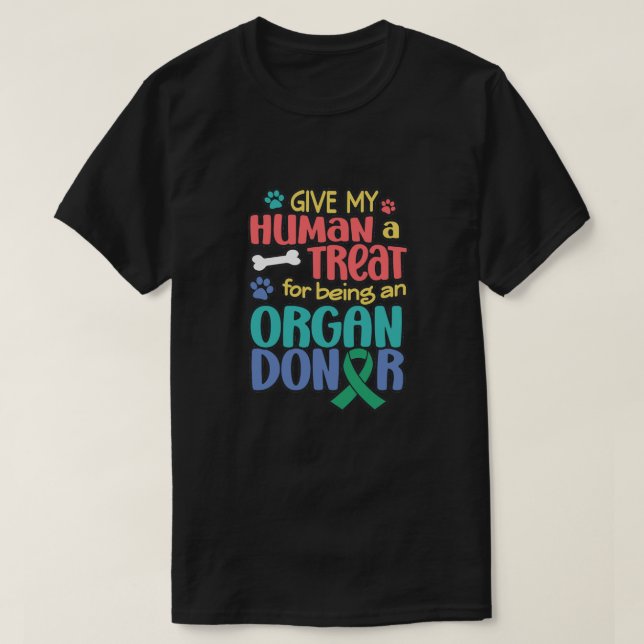Camiseta Trasplante de concientización sobre donación de ór (Diseño del anverso)