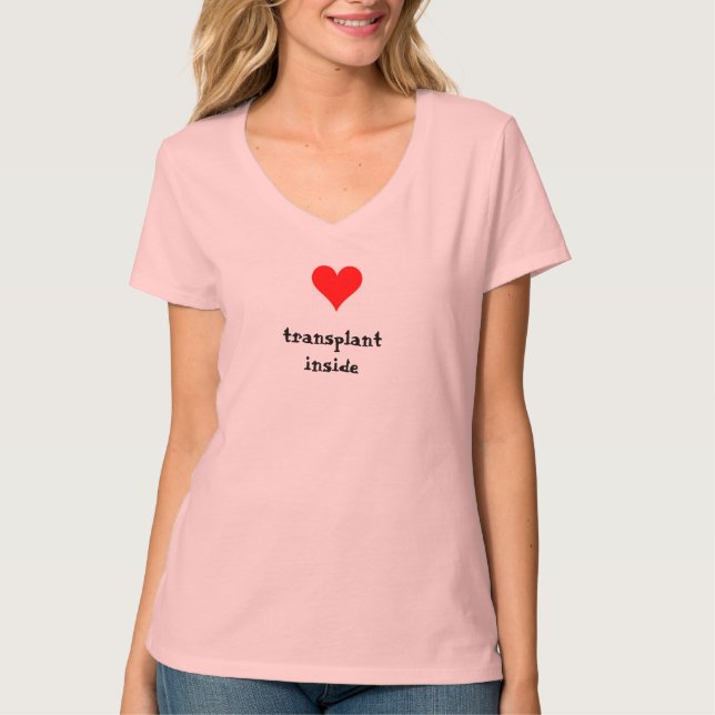 Camiseta Trasplante de corazón dentro (Anverso)
