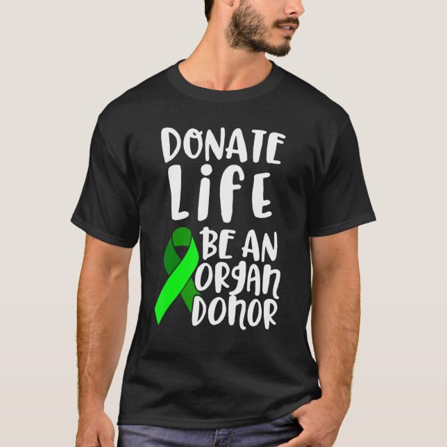 Camiseta Trasplante de órganos Cirugía de donantes Recupera (Anverso)