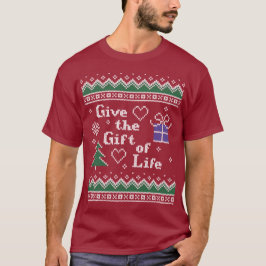 Camiseta Trasplante de regalo de los Navidades de la vida s