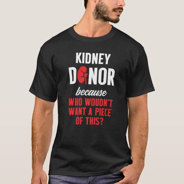 Camiseta Trasplante de riñón Donante Cirugía 2 (Anverso)