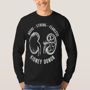 Camiseta Trasplante de riñón Donante Cirugía Valiente Recup