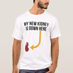 Camiseta Trasplante de riñón mi nueva cirugía de receptor d