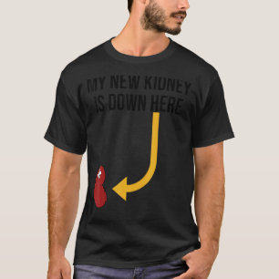 Camiseta Trasplante de riñón mi nueva cirugía de receptor d