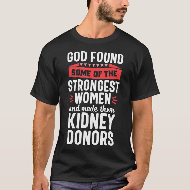Camiseta Trasplante de riñón Orgullo Orgánico Donante encon (Anverso)