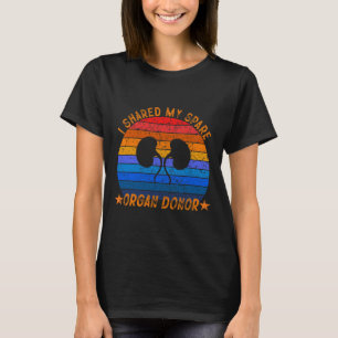 Camiseta Trasplante del donante Enfermedad renal Conciencia