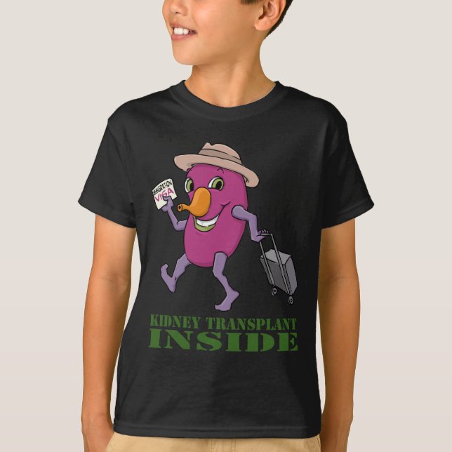 Camiseta Trasplante del riñón dentro (Anverso)