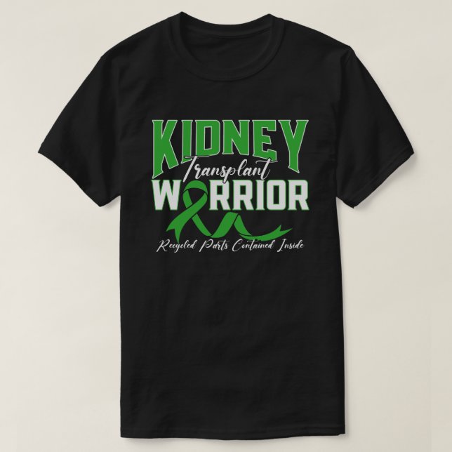 Camiseta Trasplante renal Guerrero enfermedad renal (Diseño del anverso)