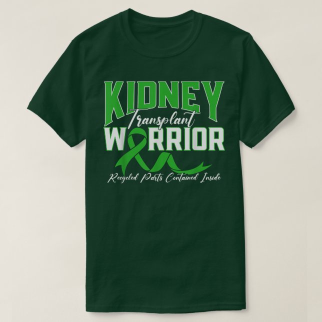 Camiseta Trasplante renal Guerrero enfermedad renal (Diseño del anverso)