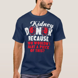 Camiseta Trasplante renal T Donante de órganos
