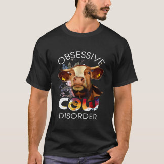 Camiseta Trastorno Asombroso de Vaca Obsesiva