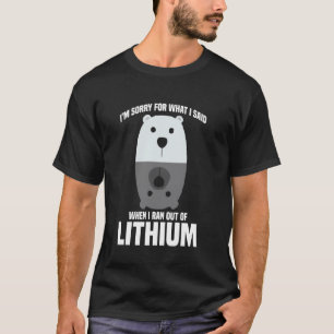 Camiseta Trastorno Bipolar Conciencia Ansiedad Lo siento Bi