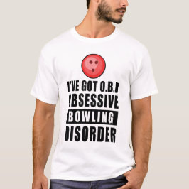 Camiseta Trastorno de Bowling Obsesivo - Cita Divertida