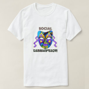 Camiseta Trastorno de distanciamiento social Masca audaz y 