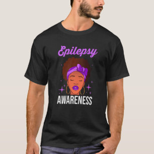 Camiseta Trastorno de la incautación Epilepsia de Cinta Púr