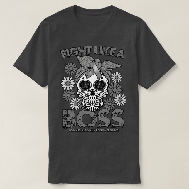 Camiseta Trastorno de la personalidad fronteriza Lucha cont (Diseño del anverso)