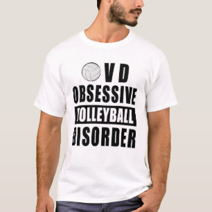 Camiseta Trastorno de Voleibol Obsesivo - Cita Divertida