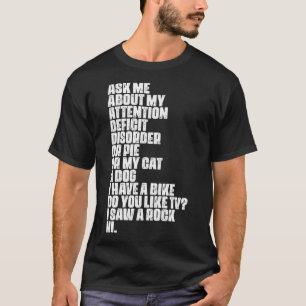 Camiseta Trastorno Déficit Dislexia Asperger Espectro 