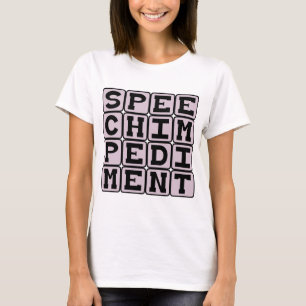 Camiseta Trastorno del habla, Tic vocal
